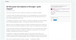 Desktop Screenshot of implants-dentaires.eu